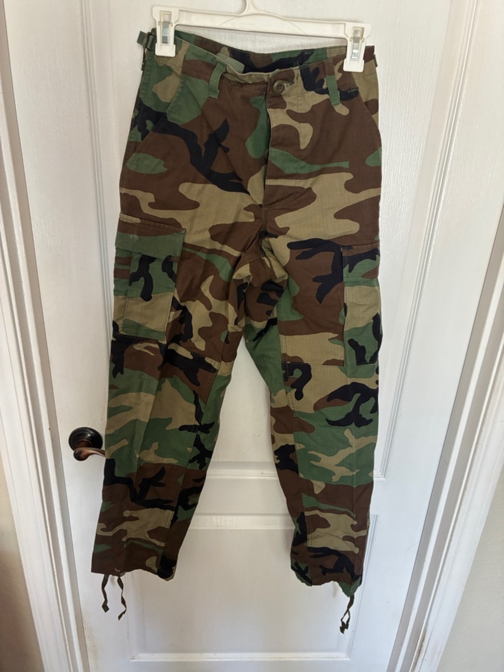 Men's Camouflage Cargo Pants - Green Camo XSmall